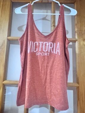 Victoria Sport Women's Rust-Red Tank with Thin Straps